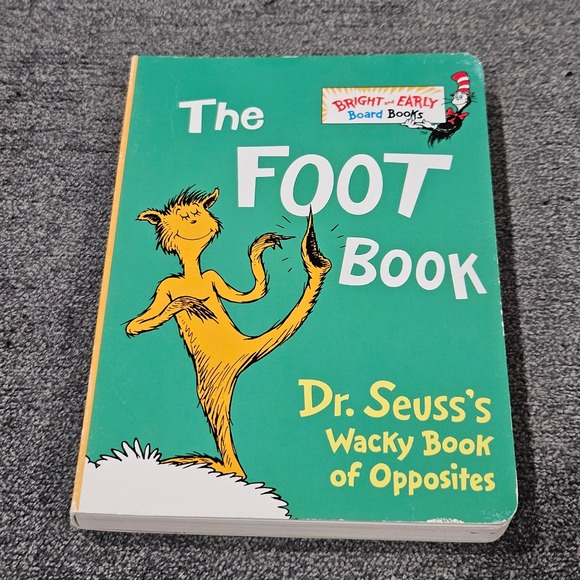 Dr. Seuss Bright & Early Mini Board Books Set ABC Foot Book Tongue Tanglers - Picture 10 of 11